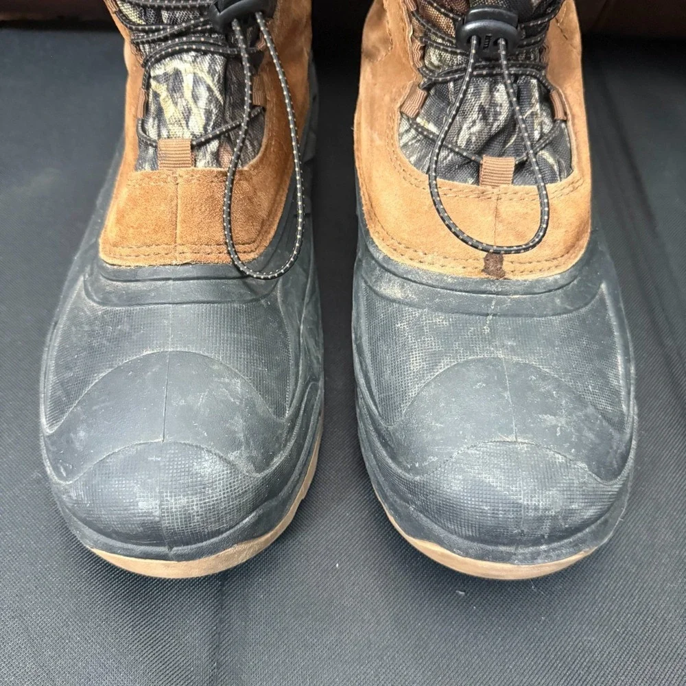 Ozark Trail  Winter Pack Thinsulate  Boots Brown &Camo ‎ Men's  US Size 12